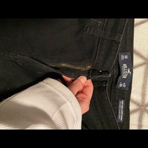 Hollister black distressed jeans skinny